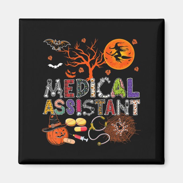 Aimant Assistant médical Halloween Zombie Costume Scary P (Devant)