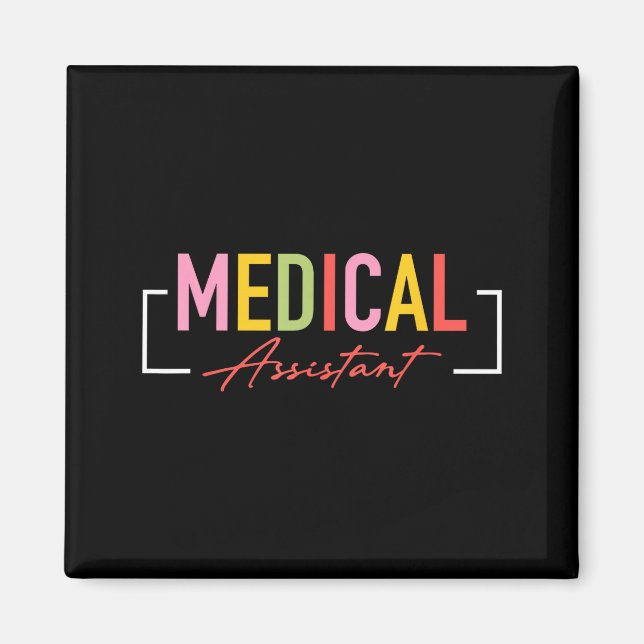 Aimant Assistant médical ma cma infirmière assistant de m (Devant)