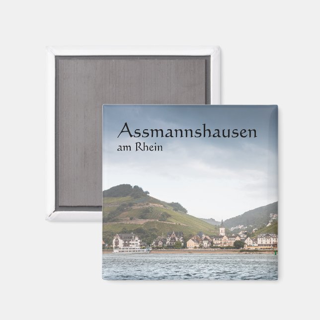 Aimant Assmannshausen Souvenir  (Recto/Verso)