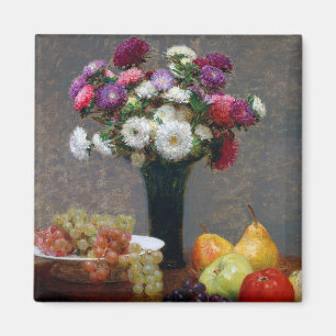 Aimant Asters et fruits, Henri Fantin-Latour