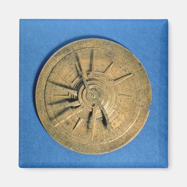 Aimant Astrolabe pour le calcul des horoscopes, européenn (Devant)