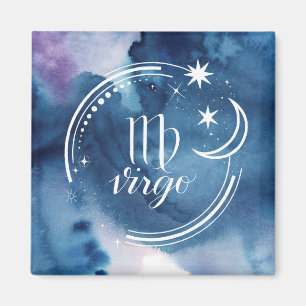 Aimant Astrologie de l'aquarelle - Virgo