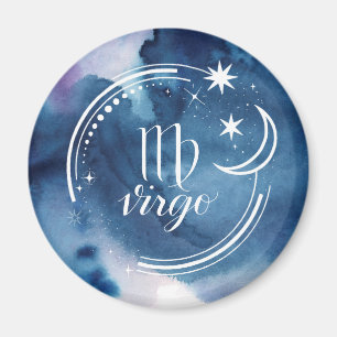 Aimant Astrologie de l'aquarelle - Virgo