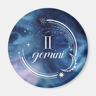 Aimant Astrologie des aquarelles - Gemini