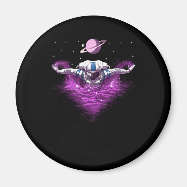 Aimant Astronaute spatial Swimmer (Devant)