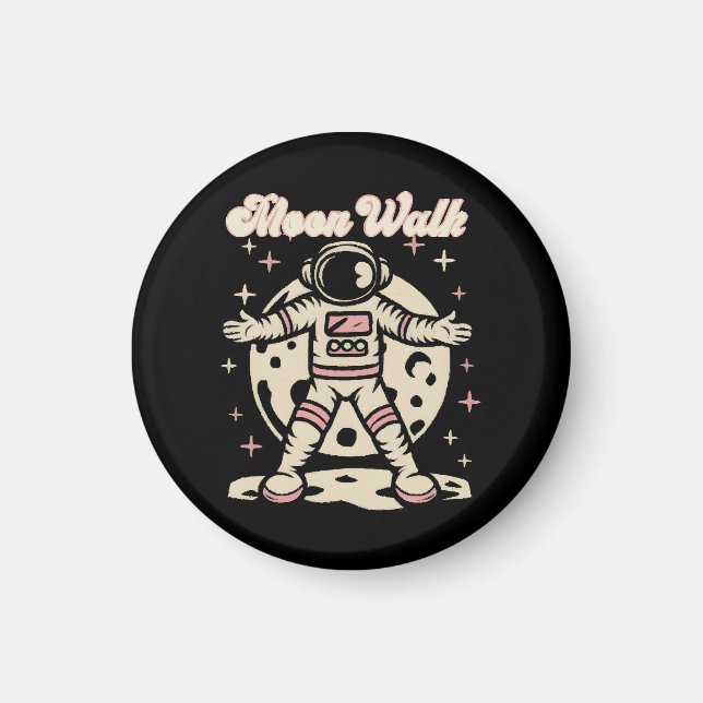 Aimant Astronout de Moon Walk (Devant)