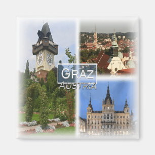Aimant AT0022 Europe, Autriche, Graz, Frigo
