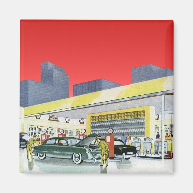 Aimant Atelier de service automobile complet pour voiture (Devant)