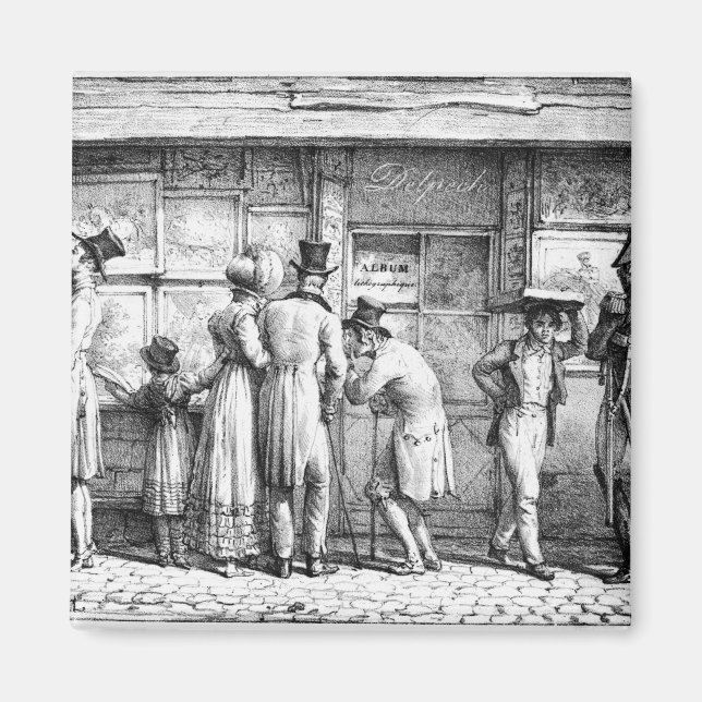 Aimant Atelier d'impression lithographique de Delpech, c. (Devant)