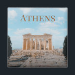 Aimant Athènes Grèce<br><div class="desc">Athènes,  capitale de la Grèce. Merveilleuse ville grecque et beaucoup d'histoire ancienne. Lieu de naissance de la civilisation occidentale. C'est la plus ancienne capitale de l'Europe.</div>