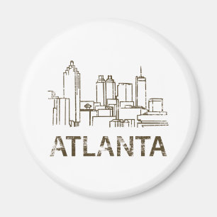 Aimant Atlanta vintage