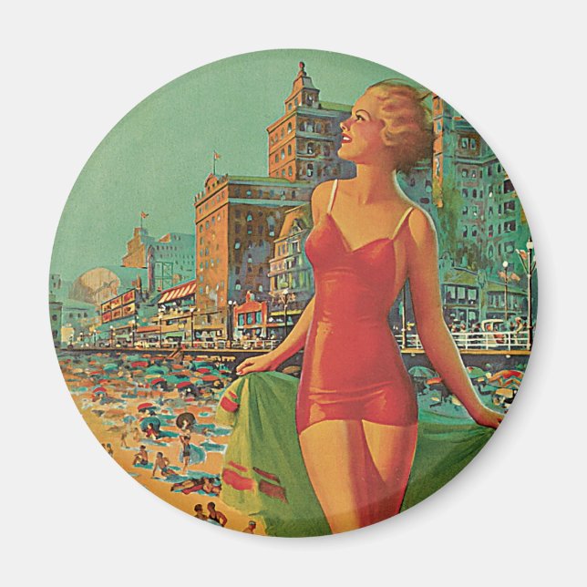 Aimant Atlantic City - America's All Year Resort (Devant)