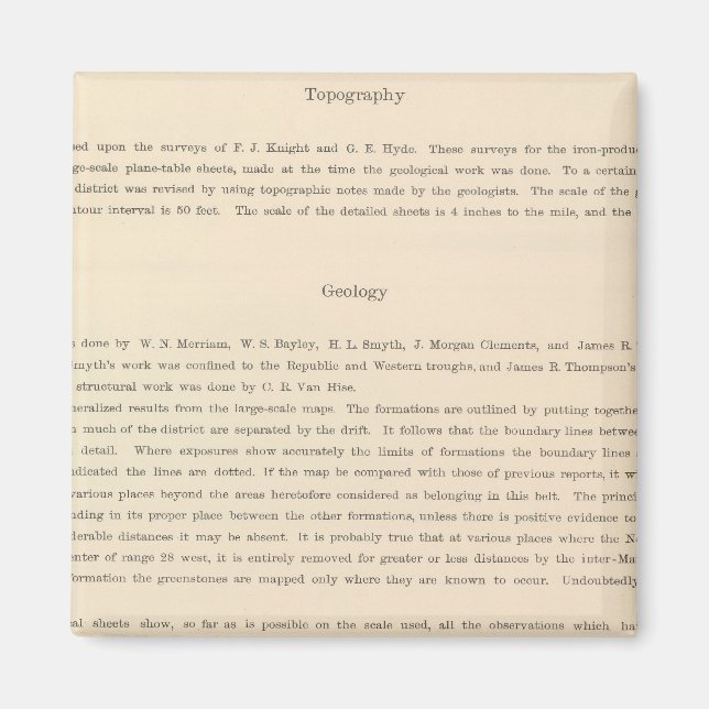 Aimant Atlas de légende (Devant)