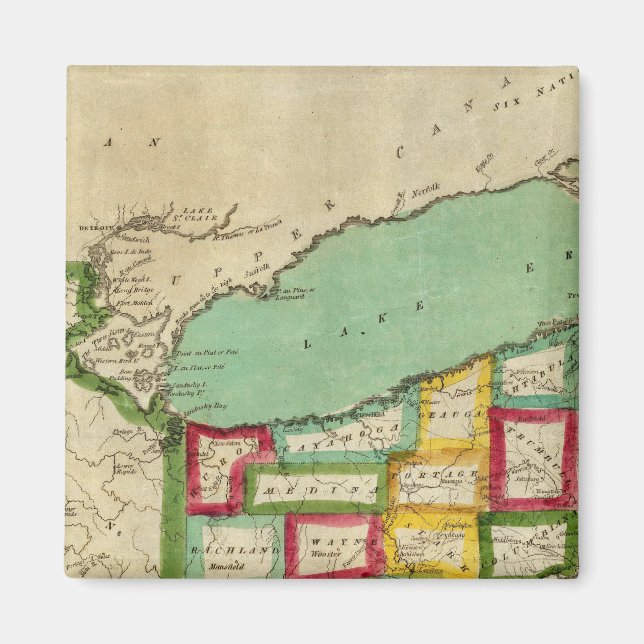 Aimant Atlas de l'Ohio (Devant)