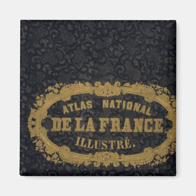 Aimant Atlas National De France (Devant)