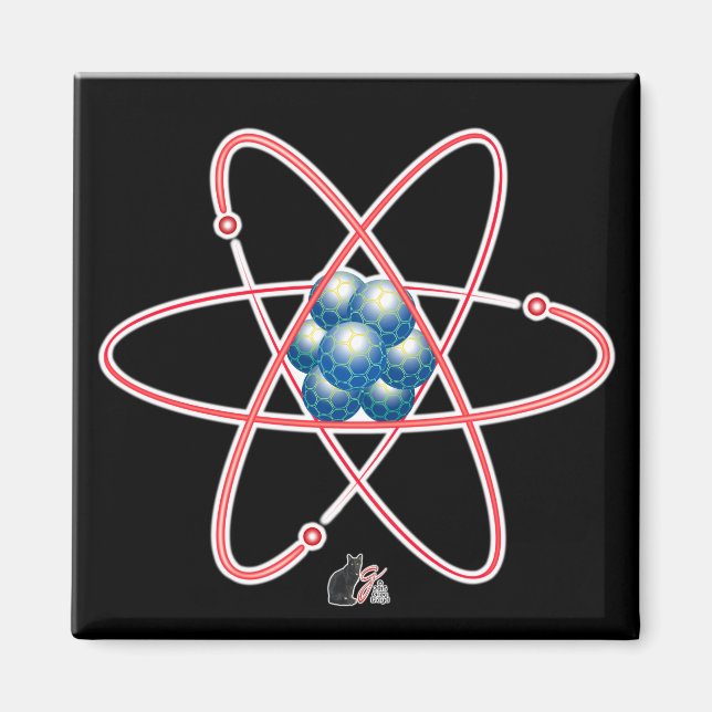 Aimant atomique ironique (Devant)