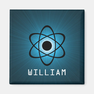 Aimant atomique Nerdy, bleu
