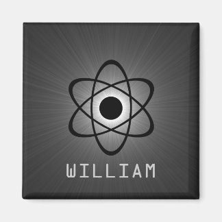 Aimant atomique Nerdy, gris