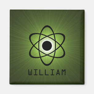 Aimant atomique Nerdy, vert