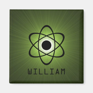 Aimant atomique Nerdy, vert