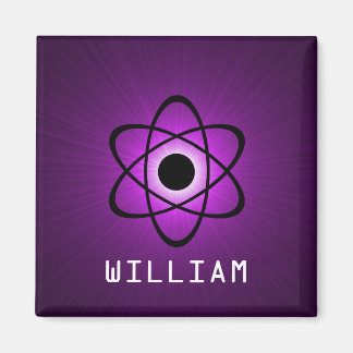 Aimant atomique Nerdy, violet