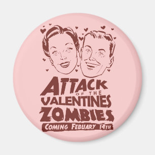 Aimant Attaque des Valentines Zombies