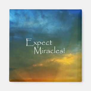 Aimant Attendez-vous à des miracles !