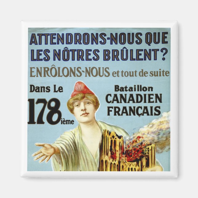 Aimant Attendrons-Nous Que Les Notre-Brulent (Devant)