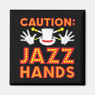 Aimant Attention Jazz Hands Dancer Interprète Théâtre
