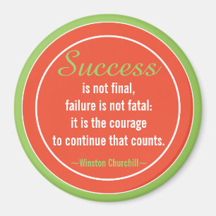 Aimant Attitude positive-Citation Churchill Motivation