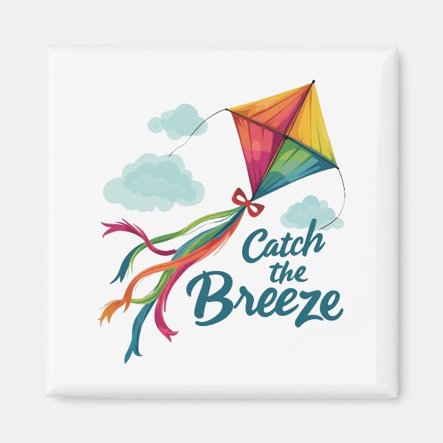 Aimant Attrapez Le Cerf-volant Breeze (Devant)