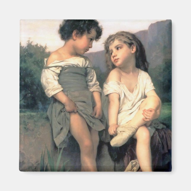 Aimant Au bord du ruisseau, Bouguereau (Devant)