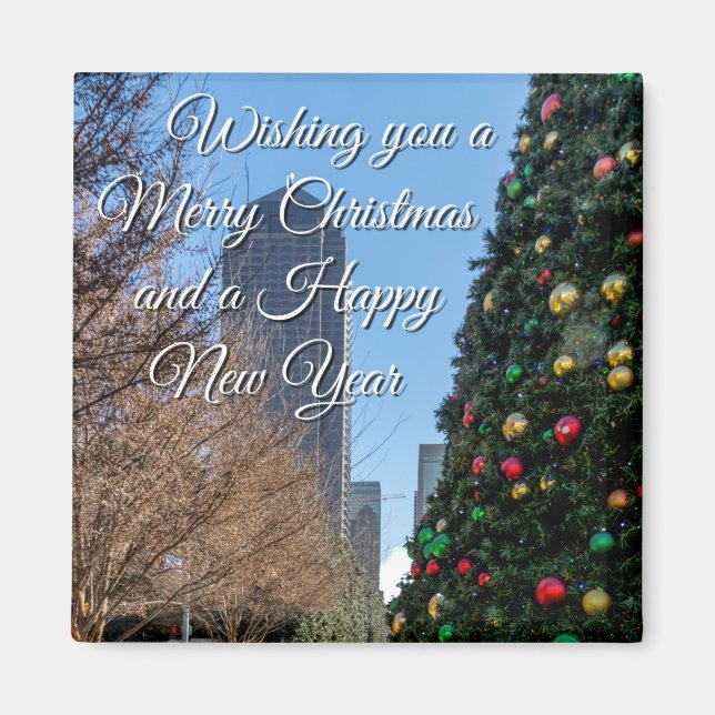 Aimant Au-Delà De L'Arbre De Noël De Dallas (Devant)