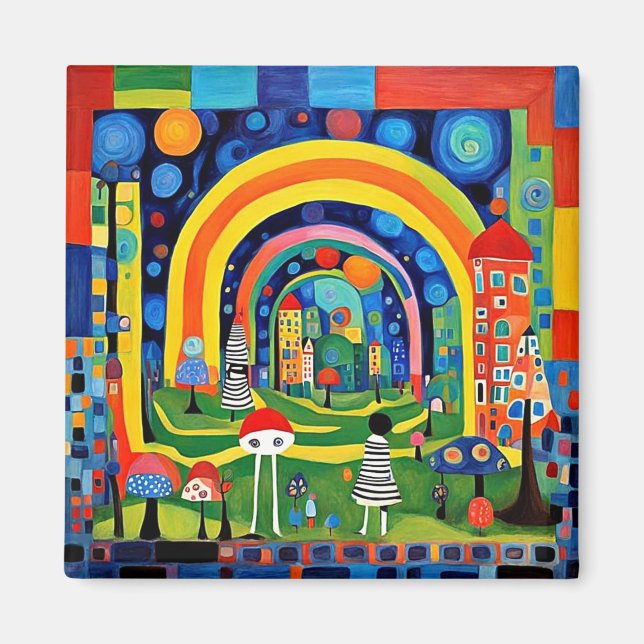 Aimant Au-delà de l'arc-en-ciel (Devant)