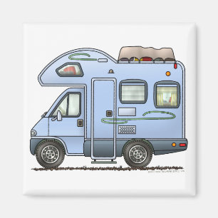 Aimant Au-dessus de l'aimant du campeur rv de cabine