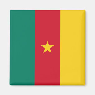 Aimant au drapeau du Cameroun