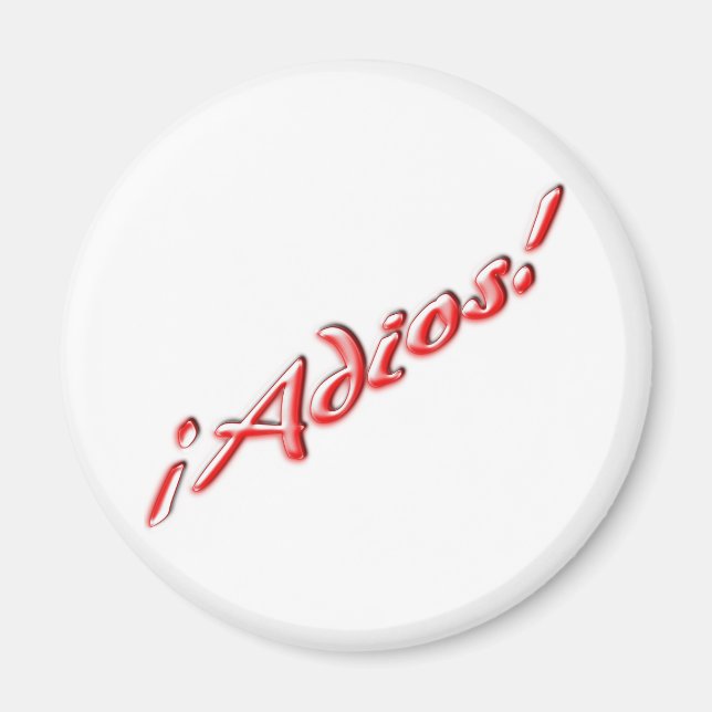 Aimant Au revoir (Devant)