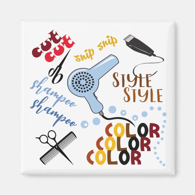 Aimant Au Salon De Coiffure (Devant)