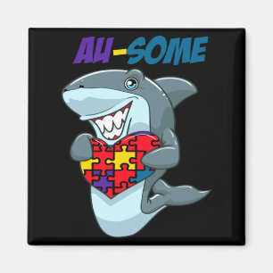 Aimant Au Some Shark Incroyable Puzzle Autistique Autisme