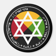 Aube Dorée Terre Pentacle sur Noir