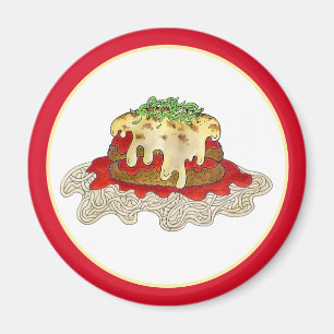 Aimant Aubgergine Parme Parmesan Italien