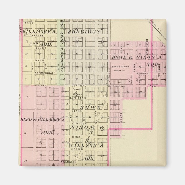 Aimant Auburn, Nebraska (Devant)