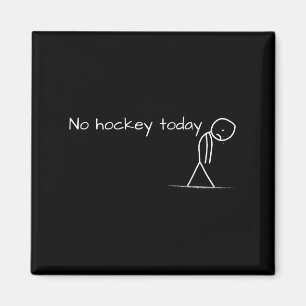 Aimant Aucun Hockey Aujourd'Hui Sad Stick Figure Grand Ca