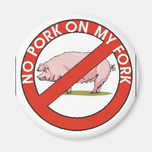 AIMANT AUCUN PORC SUR MA FOURCHETTE