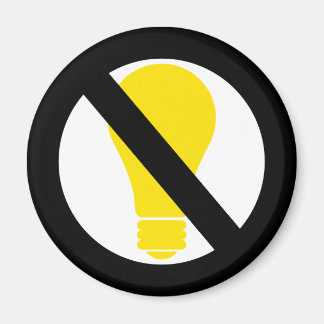 Aimant aucune ampoule à incandescence