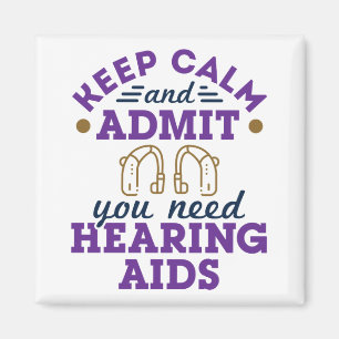 Aimant Audiologiste Audiologie Amusante Besoin d'aides au