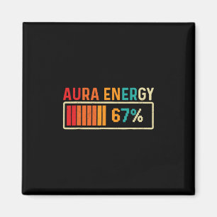 Aimant Aura Énergie 67 Mème Drôle Slang Gen Alpha Rétro V