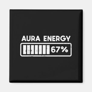 Aimant Aura Énergie 67 Numéro Drôle 6 7 Mème Enfants Jeun