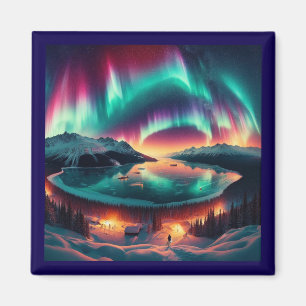 Aimant Aureola Borealis en Alaska