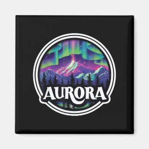 Aimant Aurora colorado roche montagnes co ski hiver